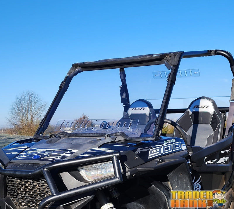 Polaris RZR 1000 - 1 Pc Windshield with Clamp and Vent Options | UTV Accessories - Free shipping