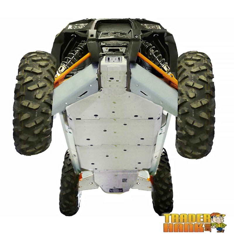 Polaris RZR-4 900 Ricochet 11-Piece Complete Aluminum or UHMW Skid Plate Set | Free shipping