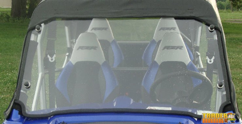 Polaris RZR 4-Seater - 1 Pc Scratch-Resistant Windshield w/Vent and Clamp Options | UTV Accessories - Free shipping