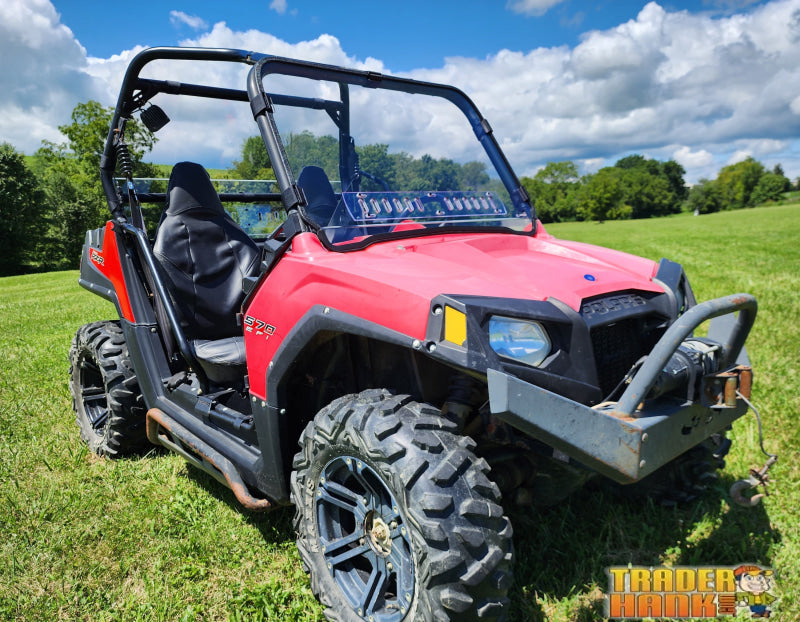 Polaris RZR 570/800/900 - 1 Pc Windshield with Clamp and Vent Options | UTV Accessories - Free shipping