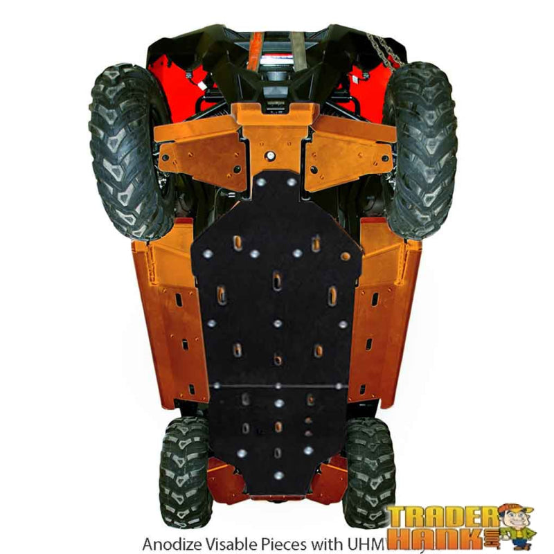 Polaris RZR 800 Ricochet 9-Piece Complete Aluminum Skid Plate Set | Free shipping