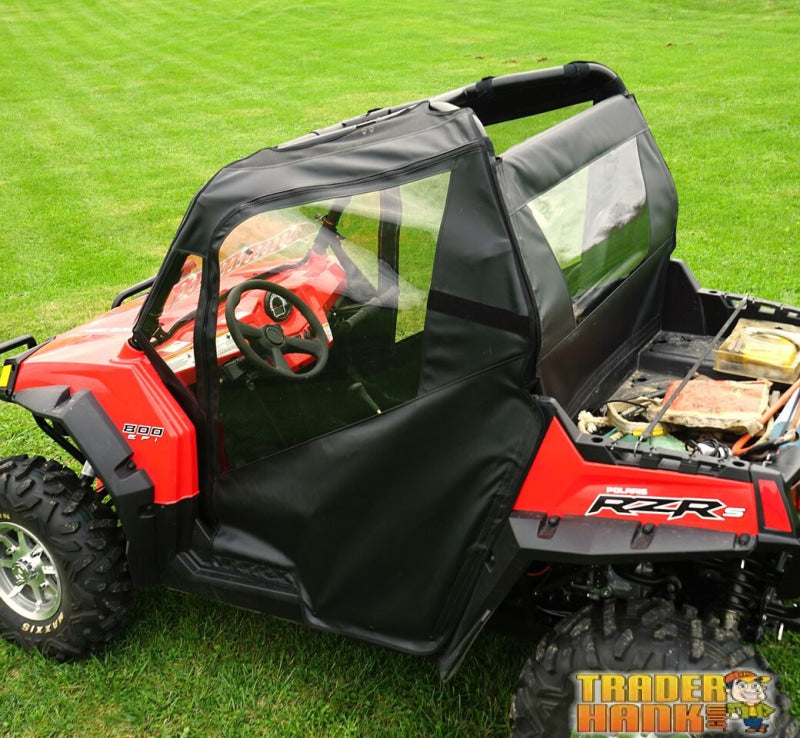 2008-2014 Polaris Rzr 800 Soft Door Rear Window Combo | Utv Accessories - Free Shipping
