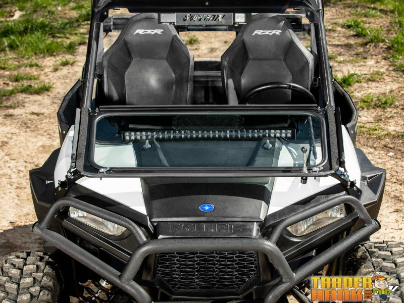 Polaris RZR 900 Flip Down Glass Windshield | Free shipping