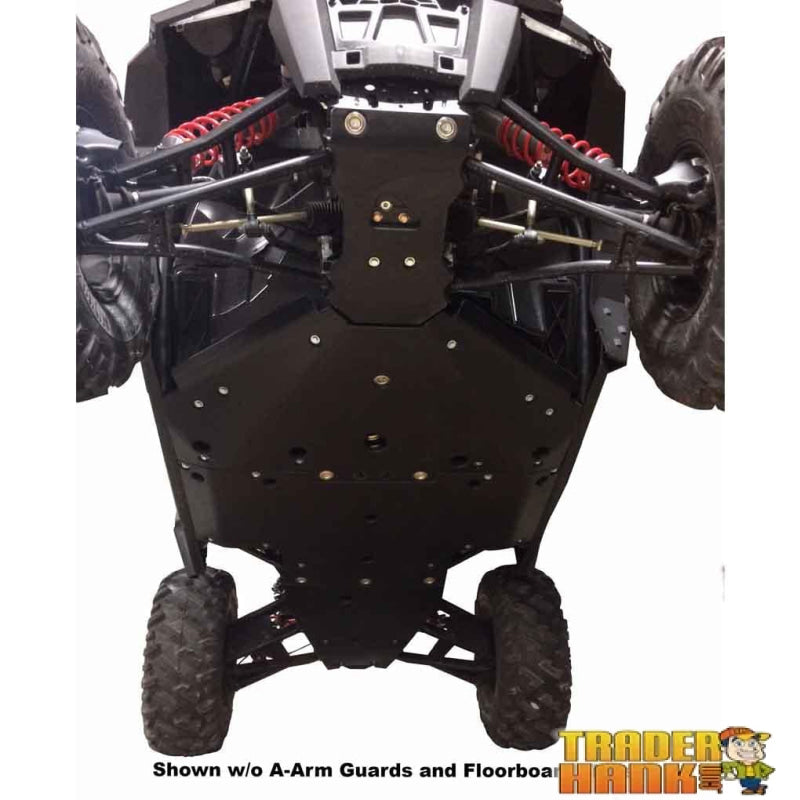 Polaris RZR 900 XC Ricochet 10-Piece Complete Aluminum or UHMW Skid Plate Set | Free shipping