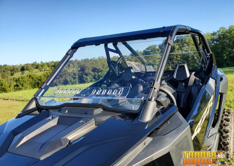 Polaris RZR PRO XP/Turbo R - 1 Pc Scratch-Resistant Windshield w/Clamp and Vent Options | UTV Accessories - Free shipping