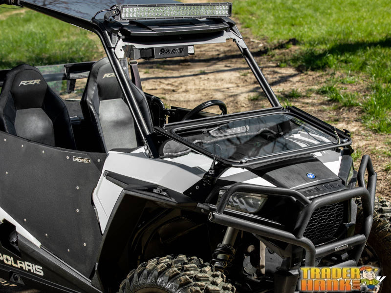 Polaris RZR S 1000 Flip Down Glass Windshield | Free shipping