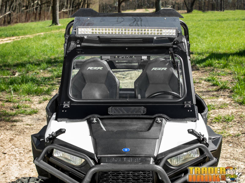 Polaris RZR S 1000 Flip Down Glass Windshield | Free shipping