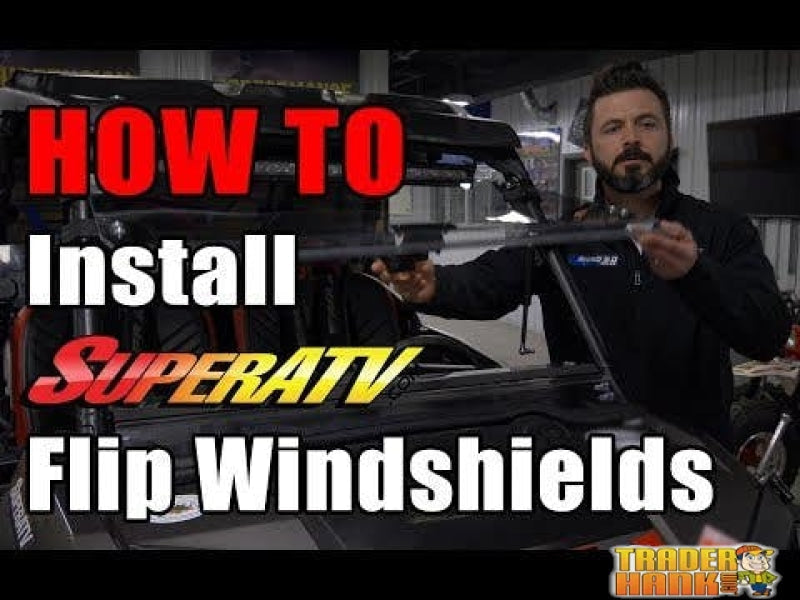 Polaris RZR S 1000 Scratch Resistant Flip Windshield | Free shipping