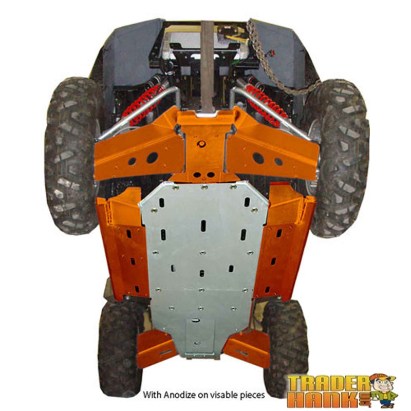 Polaris RZR-S 800 Ricochet 9-Piece Complete Aluminum Skid Plate Set | Free shipping