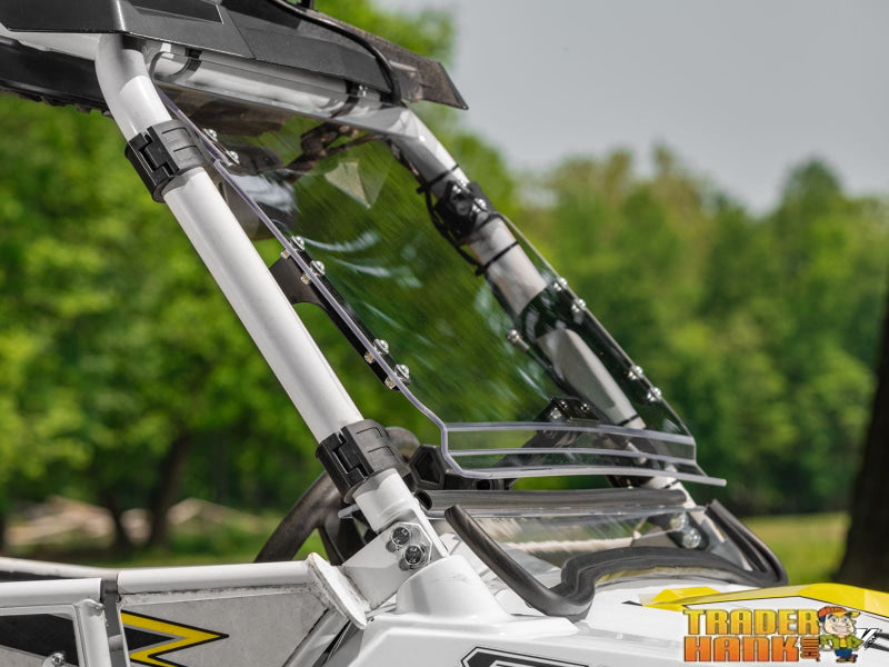Polaris RZR Scratch Resistant Flip Windshield | Free shipping