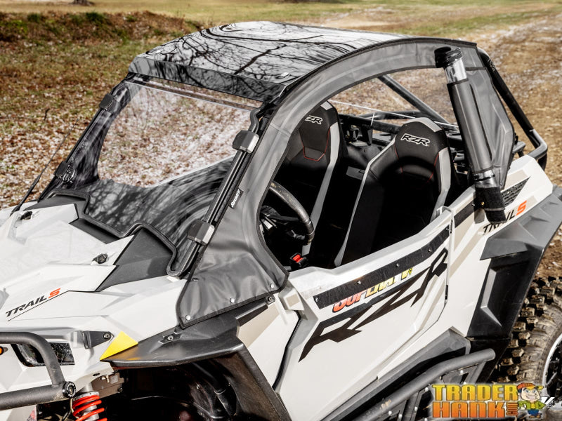 Polaris RZR Trail S 1000 Primal Soft Cab Enclosure Upper Doors | UTV Accessories - Free shipping
