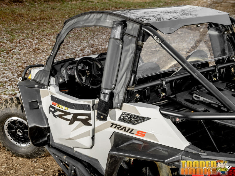 Polaris RZR Trail S 1000 Primal Soft Cab Enclosure Upper Doors | UTV Accessories - Free shipping