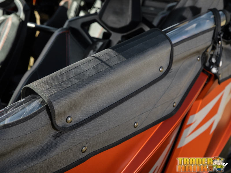 Polaris RZR Turbo R 4 Primal Soft Cab Enclosure Upper Doors | UTV Accessories - Free shipping