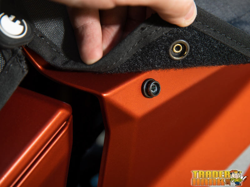 Polaris RZR Turbo R 4 Primal Soft Cab Enclosure Upper Doors | UTV Accessories - Free shipping