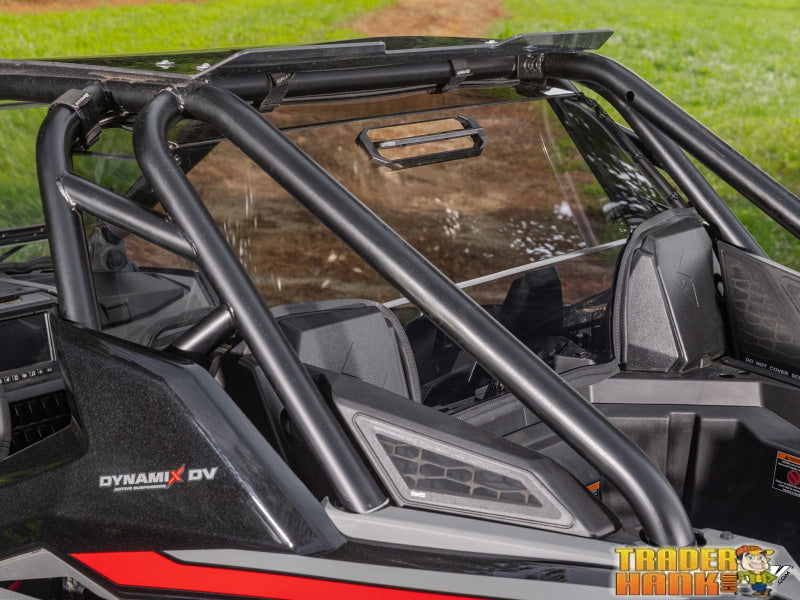 Polaris RZR Turbo R Rear Vented Windshield | UTV Accessories - Free shipping