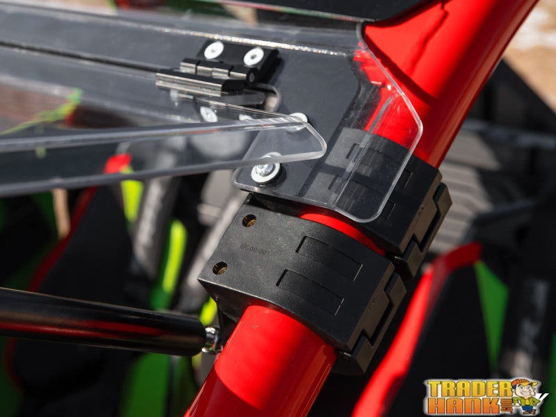 Polaris RZR Turbo R Scratch-Resistant Flip Windshield | UTV Accessories - Free shipping