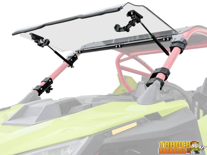Polaris RZR Turbo R Scratch-Resistant Flip Windshield | UTV Accessories - Free shipping