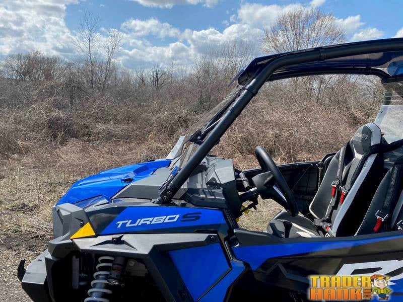 Polaris RZR Turbo S Hard Coated Flip Up Windshield | UTV Accessories - Free shipping