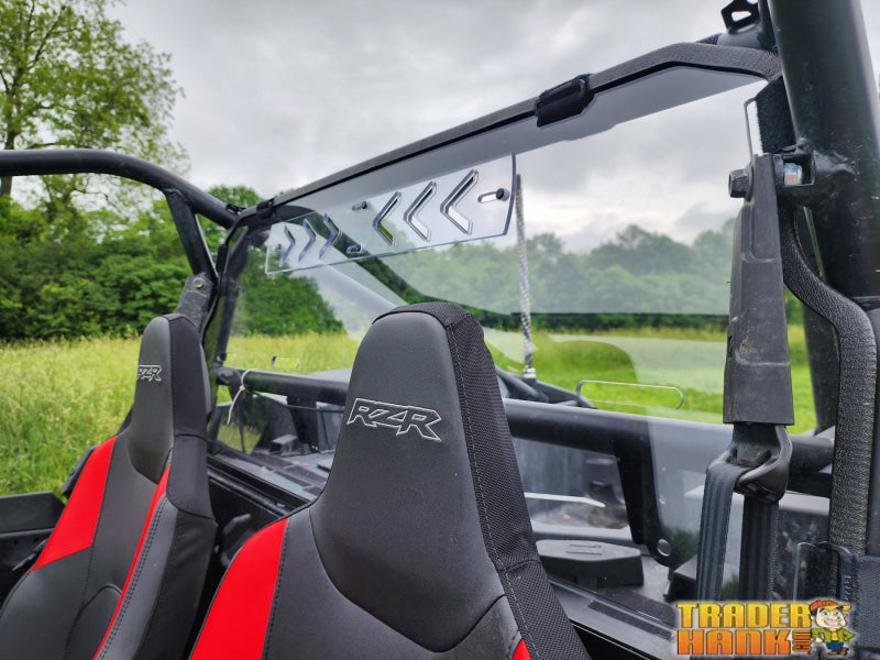 Polaris RZR XP 1000 Rear Windshield with Vent Options | UTV Accessories - Free shipping