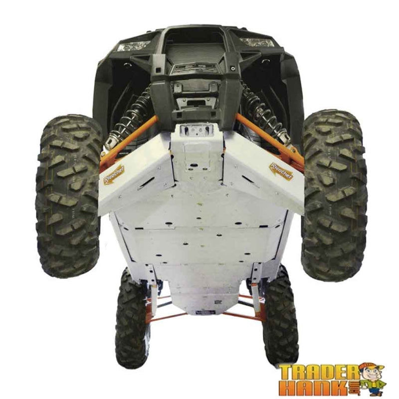 Polaris RZR XP-4 1000 Ricochet 11-Piece Complete Aluminum or UHMW Skid Plate Set | Free shipping