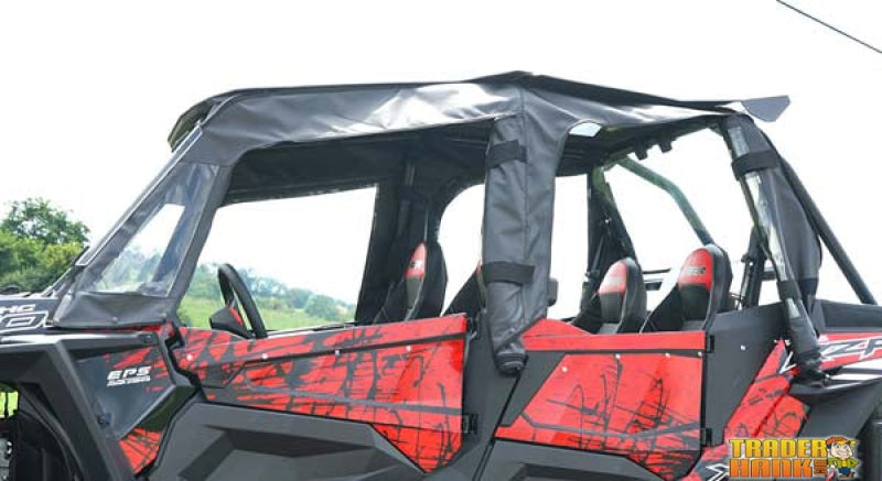 Polaris RZR XP 4 1000/ XP 4 Turbo Soft Door Rear Window Combo with Roof | Free shipping
