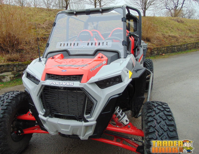 Polaris RZR XP 4 1000/XP 4 Turbo - 1 Pc Windshield w/Clamp and Vent Options | UTV Accessories - Free shipping