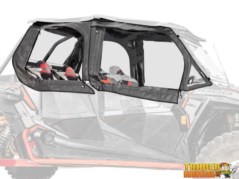 Polaris RZR XP 4 Turbo Primal Soft Cab Enclosure Upper Doors | UTV Accessories - Free shipping