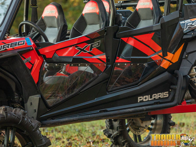 Polaris RZR XP 4 Turbo S Clear Lower Doors | Free shipping
