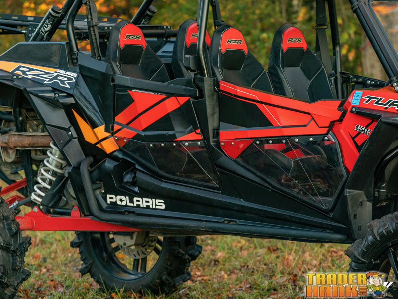 Polaris RZR XP 4 Turbo S Clear Lower Doors | Free shipping
