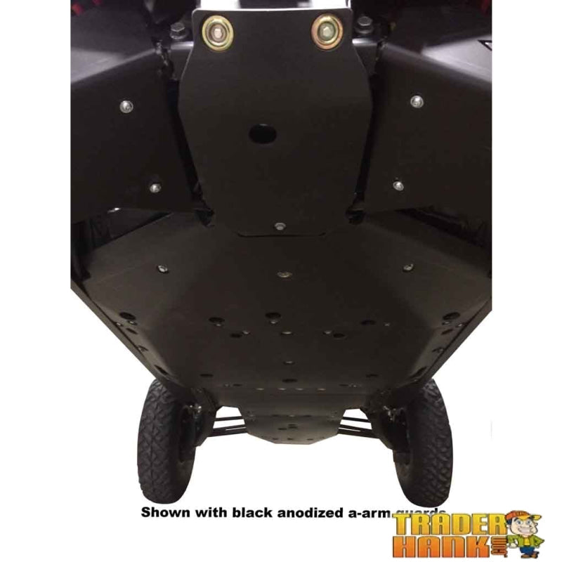 Polaris RZR XP-4 Turbo S Ricochet 5-Piece Aluminum or UHMW Full Frame Skid Plate Set | Free shipping