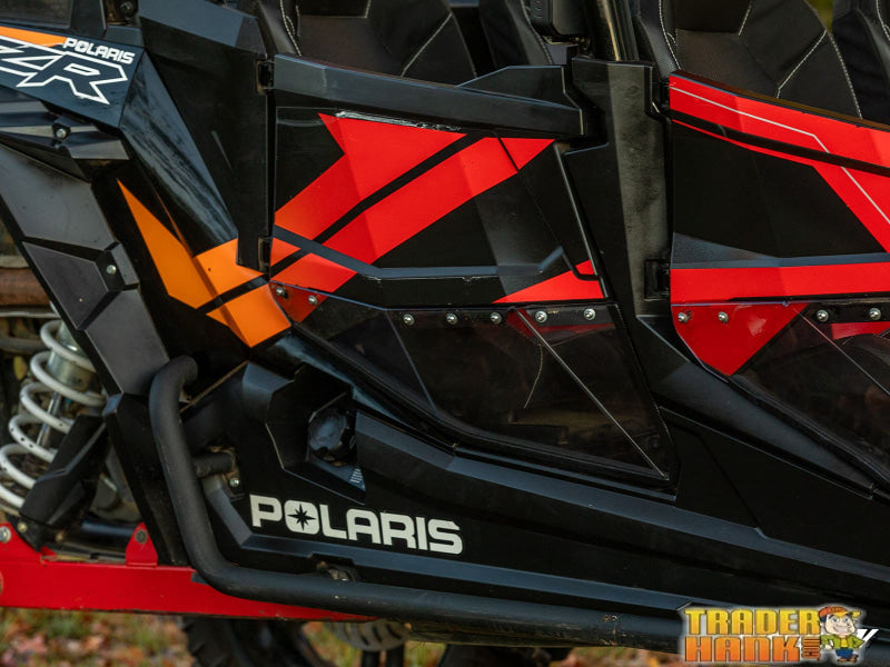 Polaris RZR XP Turbo Clear Lower Doors | Free shipping