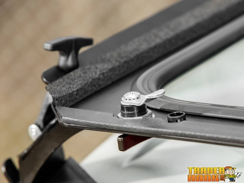 Polaris RZR XP Turbo Flip Down Glass Windshield | Free shipping