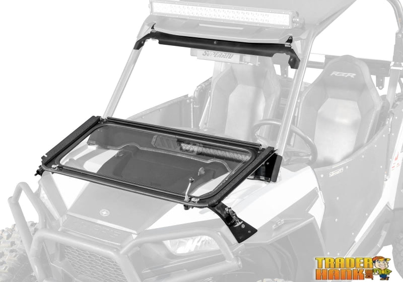 Polaris RZR XP Turbo Flip Down Glass Windshield | Free shipping