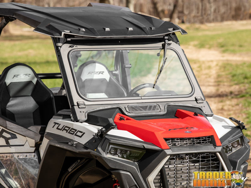 Polaris RZR XP Turbo Flip Down Glass Windshield | Free shipping