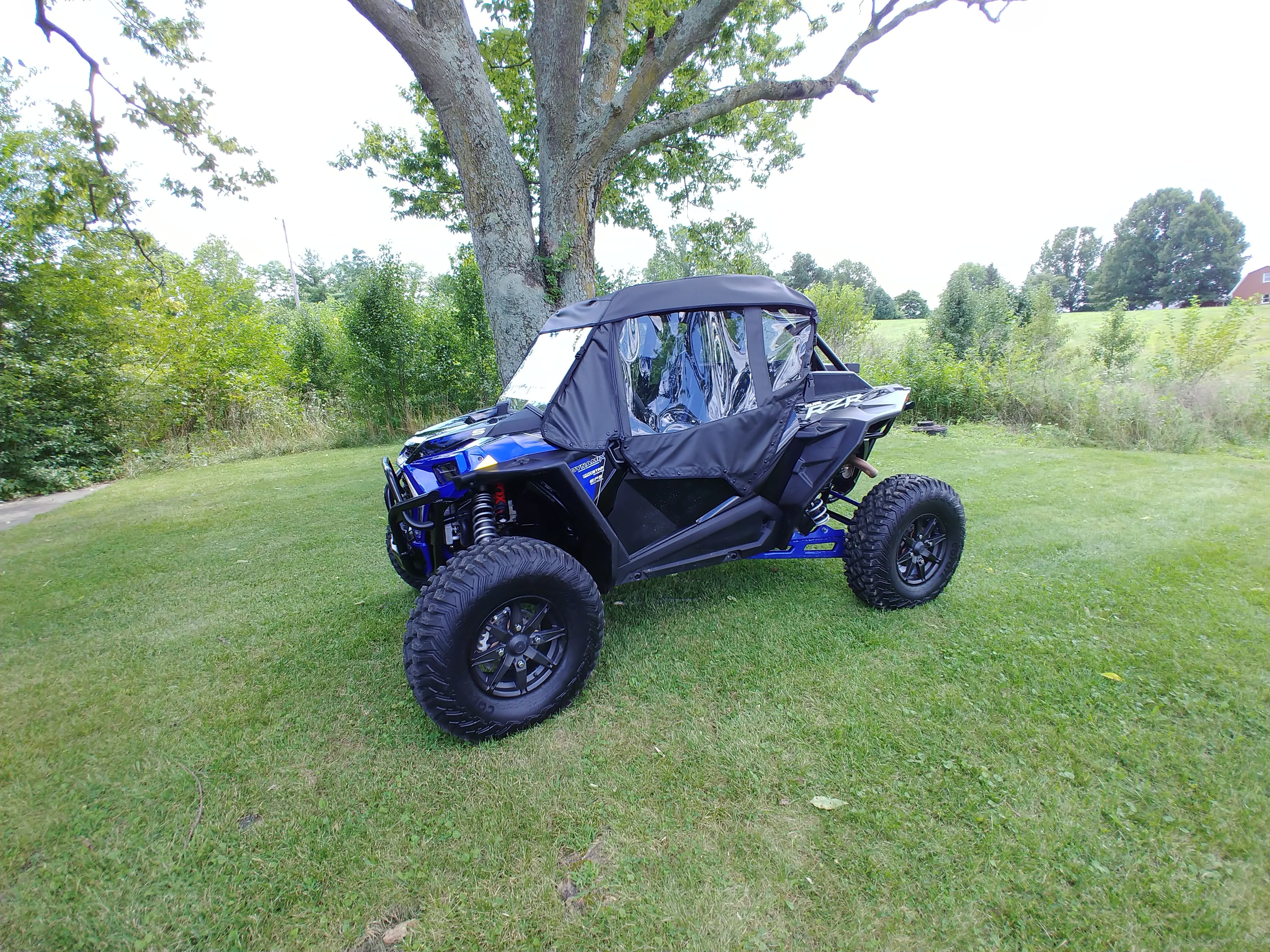 Polaris RZR XP Turbo S - Full Cab Enclosure for Hard Windshield w/Support Bars