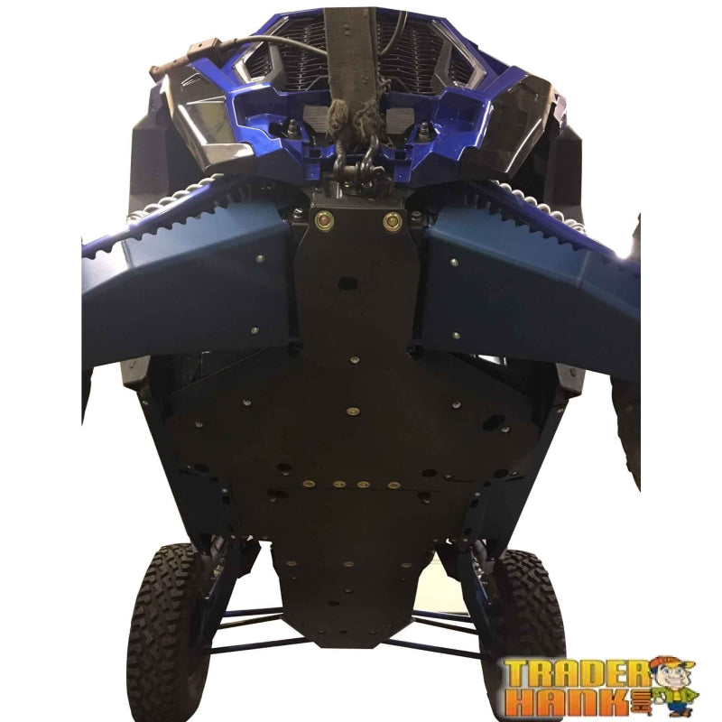 Polaris RZR XP Turbo S Ricochet 10-Piece Complete Aluminum or UHMW Skid Plate Set | Free shipping