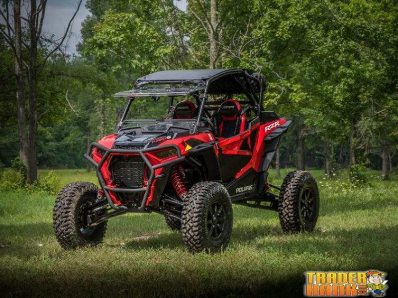 Polaris RZR XP Turbo S Scratch Resistant Flip Windshield | SUPER ATV WINDSHIELDS - Free Shipping