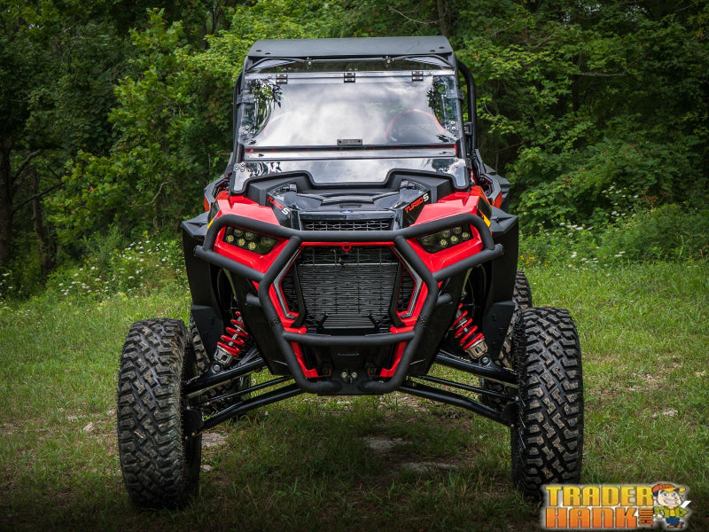Polaris RZR XP Turbo S Scratch Resistant Flip Windshield | Free shipping