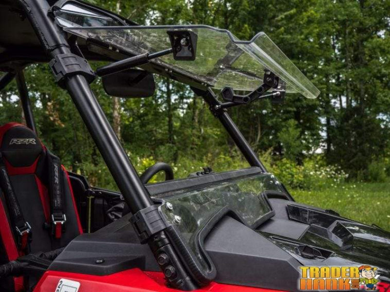 Polaris RZR XP Turbo S Scratch Resistant Flip Windshield | SUPER ATV WINDSHIELDS - Free Shipping