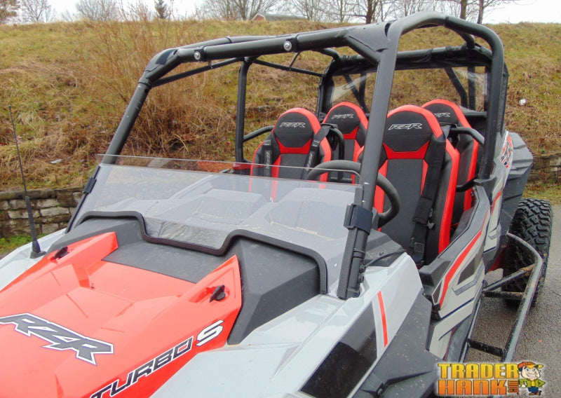 Polaris RZR XP Turbo S - Scratch-Resistant Half Windshield | UTV Accessories - Free shipping