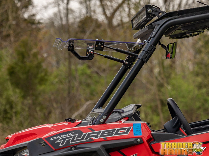 Polaris RZR XP Turbo Scratch Resistant Flip Windshield | Free shipping
