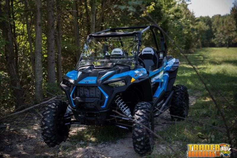 Polaris RZR XP Turbo Scratch Resistant Flip Windshield | SUPER ATV WINDSHIELDS - Free Shipping