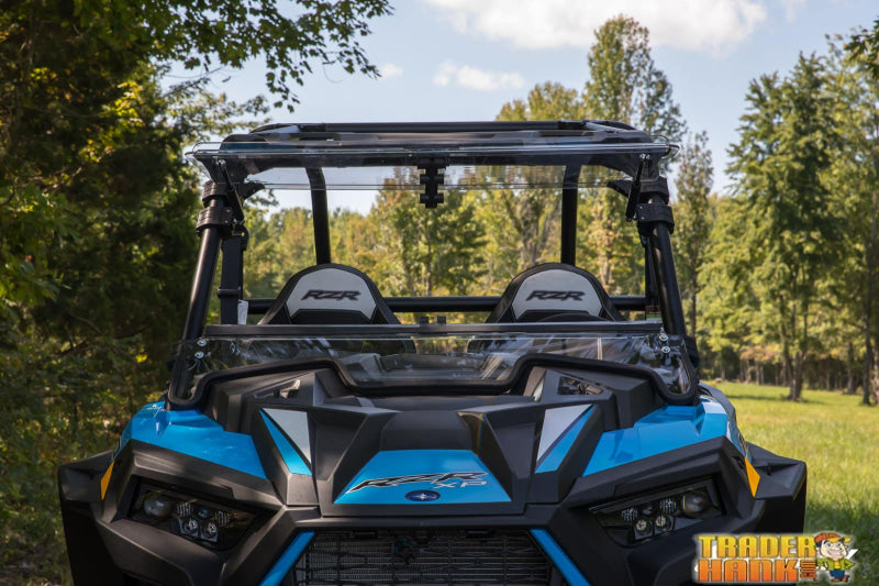 Polaris RZR XP Turbo Scratch Resistant Flip Windshield | Free shipping