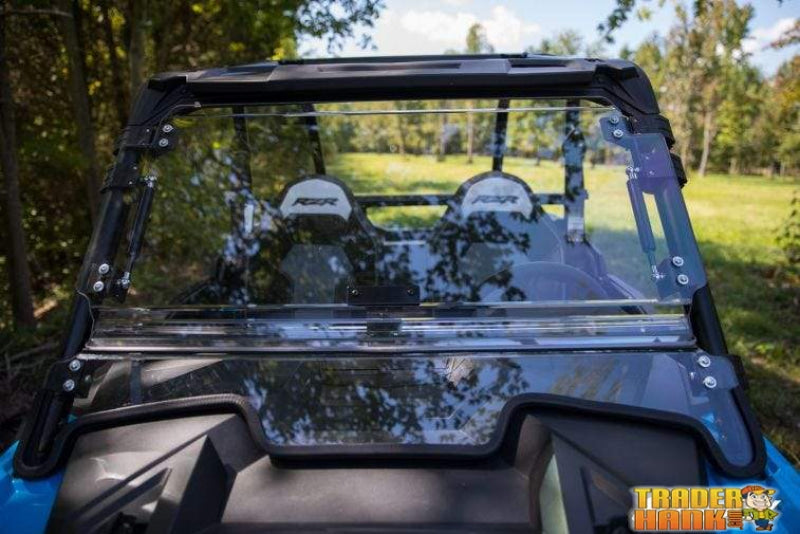 Polaris RZR XP Turbo Scratch Resistant Flip Windshield | SUPER ATV WINDSHIELDS - Free Shipping
