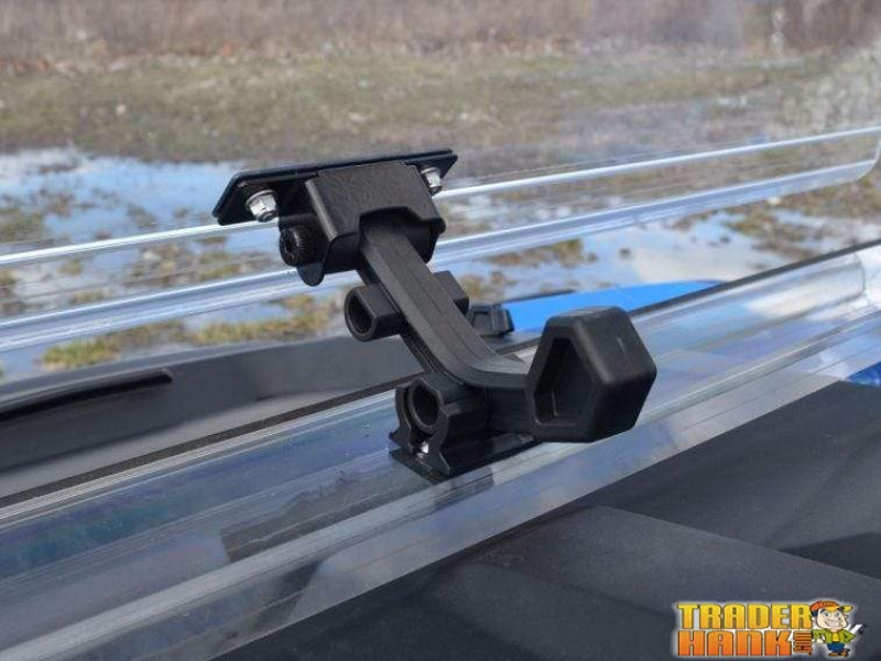 Polaris RZR XP Turbo Scratch Resistant Flip Windshield | SUPER ATV WINDSHIELDS - Free Shipping