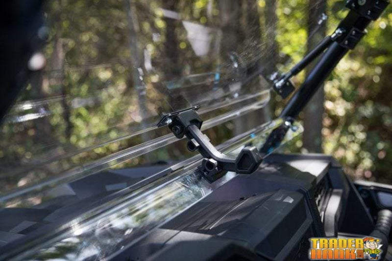 Polaris RZR XP Turbo Scratch Resistant Flip Windshield | SUPER ATV WINDSHIELDS - Free Shipping
