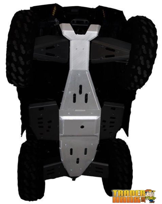 Polaris Sportsman 550 Touring Ricochet 2-Piece Full Frame Aluminum Skid Plate Set | Ricochet Skid Plates - Free Shipping