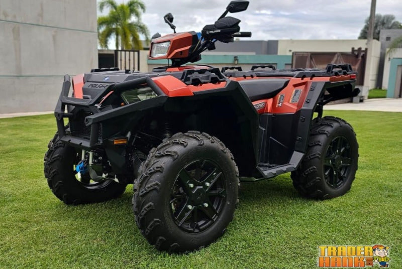 Polaris Sportsman 850 Ricochet 8-Piece Complete Aluminum or with UHMW Layer Skid Plate Set | Free shipping