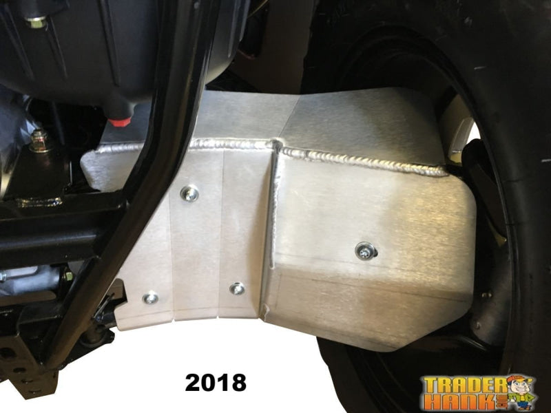 Polaris Sportsman 850 Ricochet 8-Piece Complete Aluminum or with UHMW Layer Skid Plate Set | Ricochet Skid Plates - Free Shipping