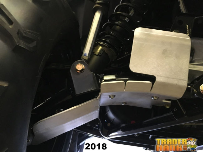 Polaris Sportsman 850 Ricochet 8-Piece Complete Aluminum or with UHMW Layer Skid Plate Set | Ricochet Skid Plates - Free Shipping